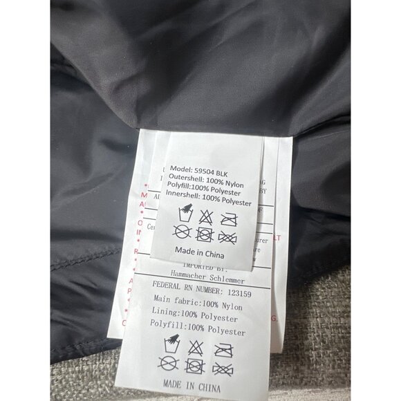 Hammacher Schlemmer Heated Lightweight Quilted Vest Womens XL Black w/ Battery - Picture 6 of 11